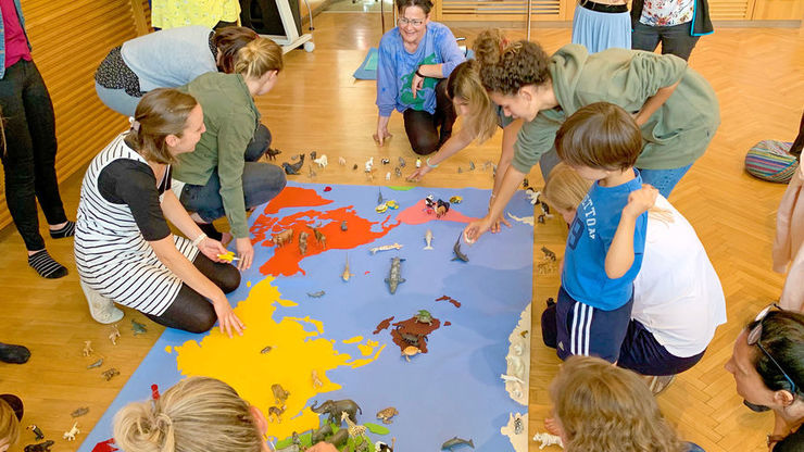 Kosmische Erziehung - Geografie, Geschichte, Biologie ... - als Teil der Montessori-Ausbildung Kinderhaus